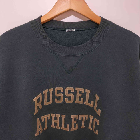 ラッセルアスレチック RUSSELL ATHLETIC ロゴ刺繍 プルオーバー スウェット メンズ