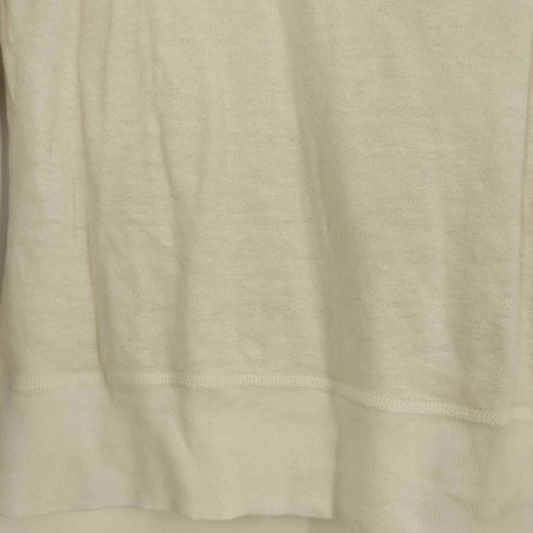 オーラリー AURALEE フロントプリント リネン スウェットTシャツ メンズ JPN:0