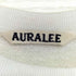 オーラリー AURALEE フロントプリント リネン スウェットTシャツ メンズ JPN:0