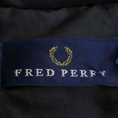 フレッドペリー FRED PERRY ロゴ刺繍 ダウンジャケット メンズ JPN:L