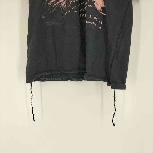 HOUSE OF THE GODS アーティスト プリント Tシャツ ボロ メンズ import:S