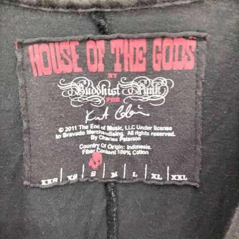 HOUSE OF THE GODS アーティスト プリント Tシャツ ボロ メンズ import:S