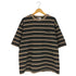 ジャーナルスタンダードレリューム JOURNAL STANDARD relume Allen A オーバーダイ ボーダーTシャツ メンズ JPN:L