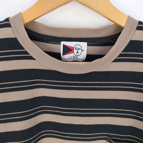 ジャーナルスタンダードレリューム JOURNAL STANDARD relume Allen A オーバーダイ ボーダーTシャツ メンズ JPN:L