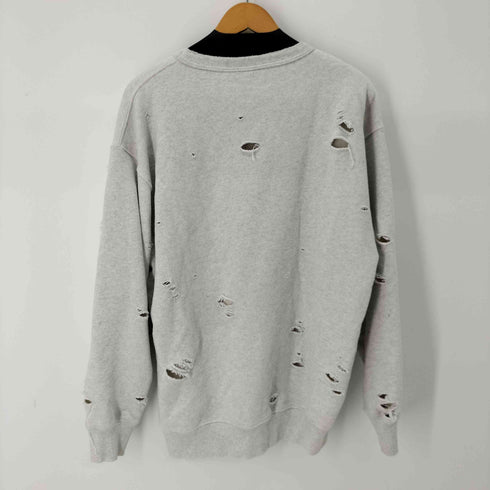フリークスストア FREAKS STORE THE MADE WEAR ダメージ加工ヘビーウェイトプリントスウェット メンズ JPN:M