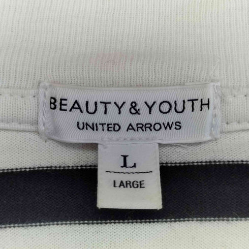 ビューティーアンドユースユナイテッドアローズ BEAUTY & YOUTH UNITED ARROWS ワイド リブ ボーダー カットソー メンズ JPN:L