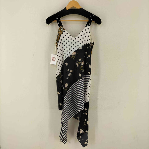 Matter Makers 柄切替パッチワーク ノースリーブワンピース レディース import:XS