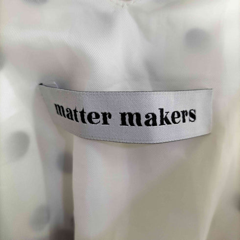Matter Makers 柄切替パッチワーク ノースリーブワンピース レディース import:XS