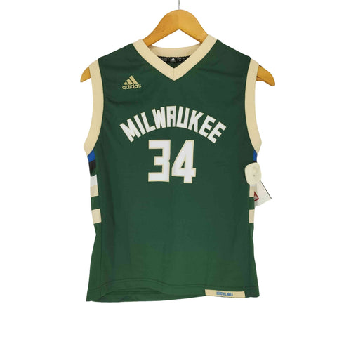 アディダス adidas MILWAUKEE ANTETOKOUNMPO 34 ゲームシャツ メンズ JPN:M