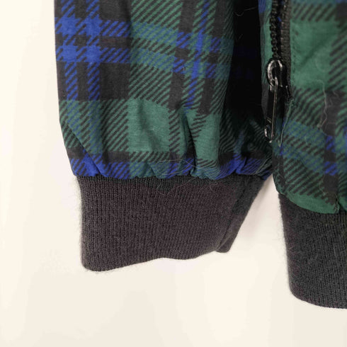 アイゾッド IZOD ロゴ刺繍 サイドジップ ナイロンチェックプルオーバー メンズ L