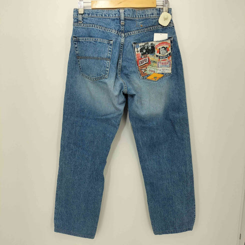 シピー CHIPIE 80-90S ポケットアップリケ ボタンフライデニムパンツ メンズ