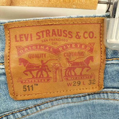 リーバイス Levis 511スリムストレートデニムパンツ レディース W29L32