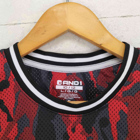 AND1 パイルワッペンゲームシャツ メンズ JPN:L