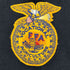 60-70s LOT 100 CALIFORNIA CHANNEL ISLANDS NATIONAL FFA JACKET チェーンステッチ 棒TALON ピンズ付 ファーマーズジャケット メンズ US:36