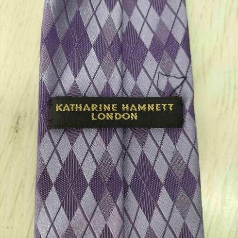 キャサリンハムネットロンドン KATHARINE HAMNETT LONDON シルク100% 日本製 総柄ネクタイ メンズ