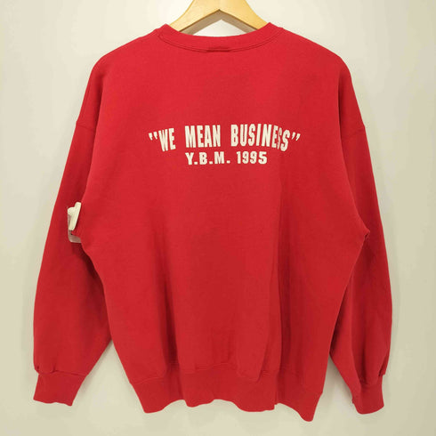 ヘインズ Hanes 90-00S 両面プリント クルーネック プルオーバー スウェット メンズ XLARGE