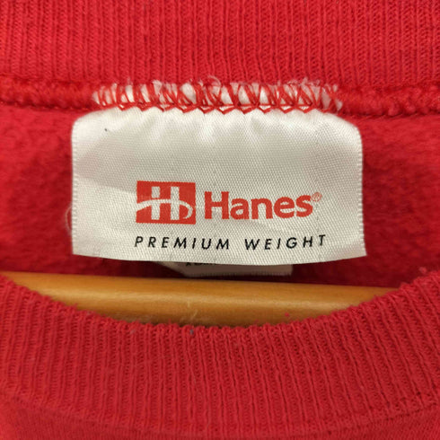 ヘインズ Hanes 90-00S 両面プリント クルーネック プルオーバー スウェット メンズ XLARGE