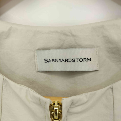 バンヤードストーム BARNYARDSTORM ドローコード ノーカラー ナイロンジャケット レディース