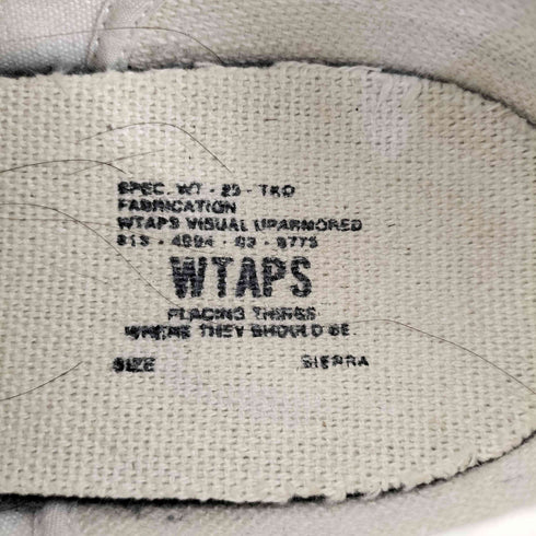 ダブルタップス WTAPS キャンバススニーカー メンズ US:8