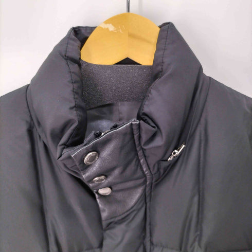 ランバン LANVIN レザー切替ダウンジャケット メンズ US:38