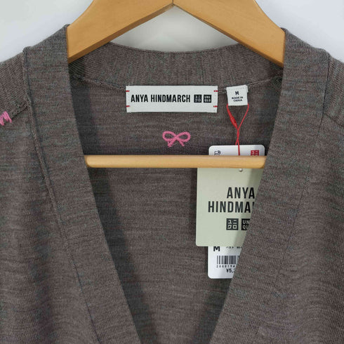 アニヤハインドマーチ ANYA HINDMARCH メリノオーバーサイズVネックカーディガン レディース JPN:M