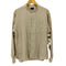 ユナイテッドアローズグリーンレーベルリラクシング UNITED ARROWS green label relaxing 22SS オックス ストライプ バンドカラー 長袖 シャツ -防シワ- メンズ JPN:XL