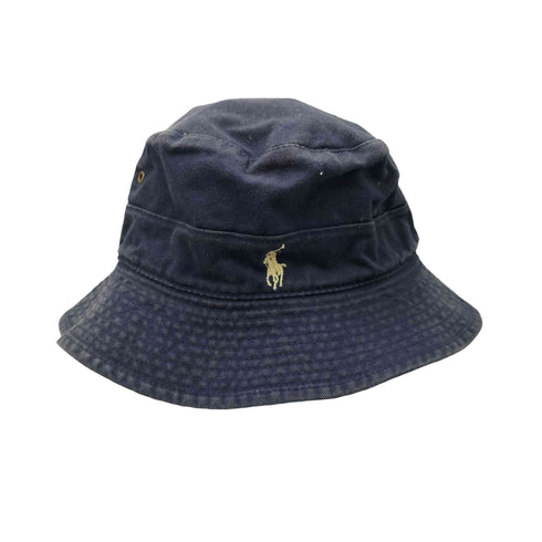 ポロバイラルフローレン Polo by RALPH LAUREN ポニー 刺繍 コットン バケット ハット メンズ M