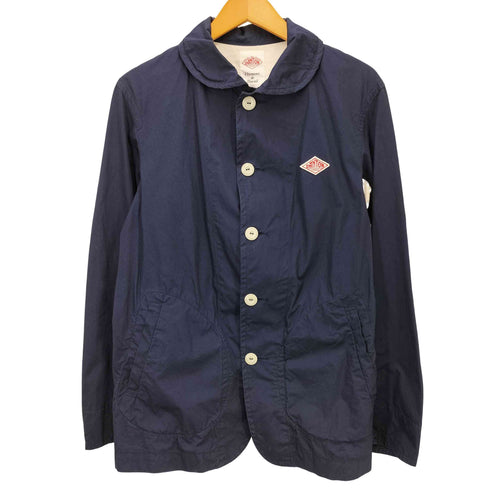 ダントン DANTON 15SS Round Collar Single Jacket 2ポケ ラウンドカラー コットンワークジャケット メンズ FR:40