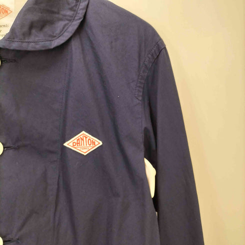 ダントン DANTON 15SS Round Collar Single Jacket 2ポケ ラウンドカラー コットンワークジャケット メンズ FR:40