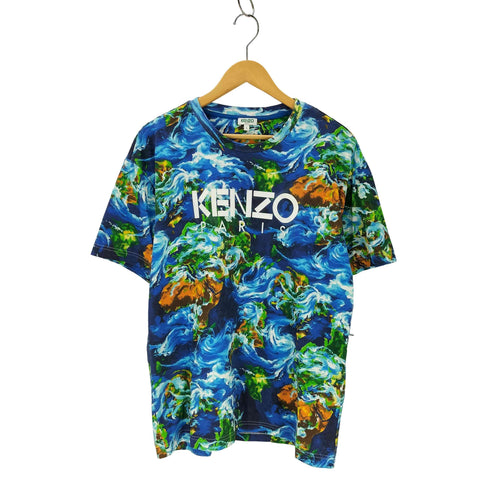ケンゾー KENZO ARCHIVE PRINT PARIS LOGO TEE メンズ L