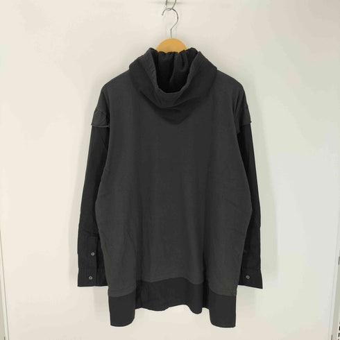 エムエムシックスメゾンマルジェラ MM6 Maison Margiela フェイクレイヤードフーディトップス メンズ S