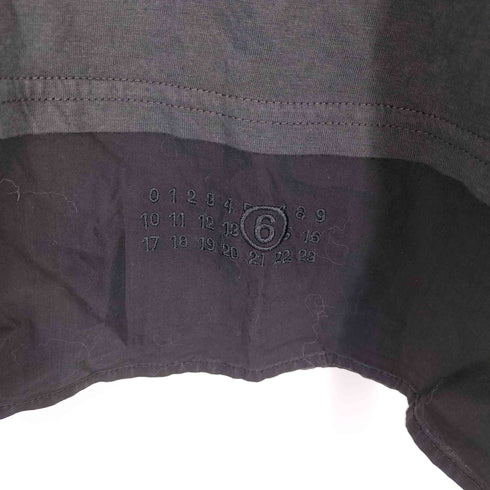 エムエムシックスメゾンマルジェラ MM6 Maison Margiela フェイクレイヤードフーディトップス メンズ S