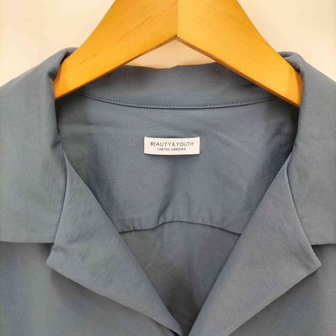 ビューティーアンドユースユナイテッドアローズ BEAUTY & YOUTH UNITED ARROWS 23SS ナイロン ポリウレタン トリコット オープンカラーシャツ-接触冷感- メンズ JPN:XL