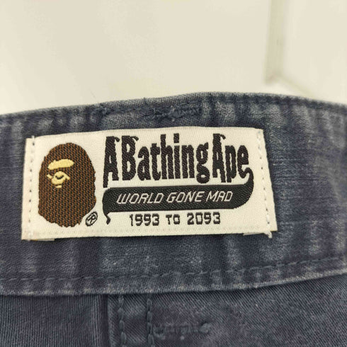 アベイシングエイプ A BATHING APE ベイカーパンツ ショーツ ステンシル 裏腹 メンズ JPN:M