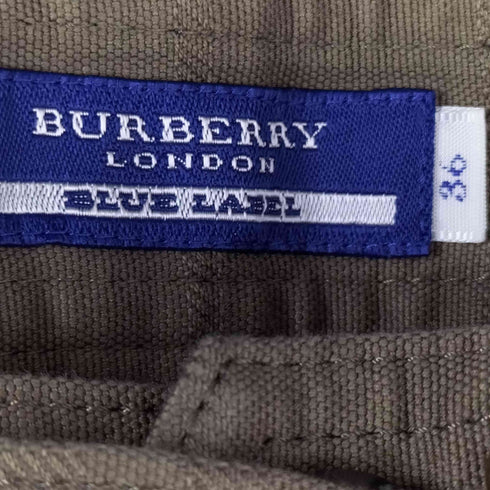 バーバリーブルーレーベル BURBERRY BLUE LABEL チェック ショーツ レディース 36