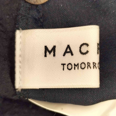 マカフィー MACPHEE 24SS コットンポリエステルサッカー ジャンプスーツ レディース 34