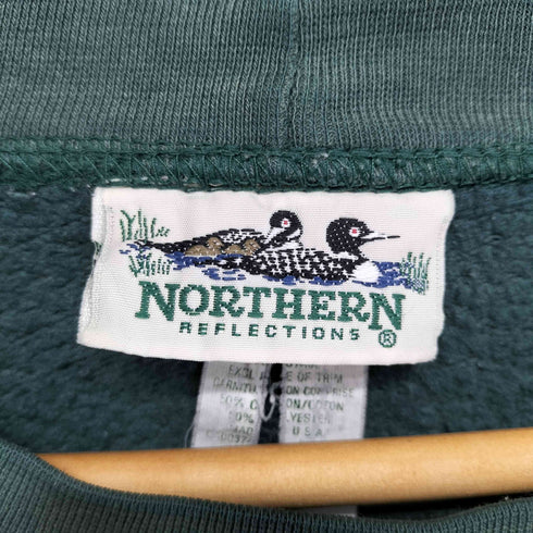ノーザンリフレクションズ NORTHERN REFLECTIONS フロントプリントクルーネックスウェット メンズ