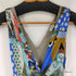 エトロ ETRO 総柄 レーヨン混 ノースリーブワンピース レディース 38