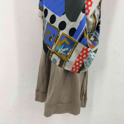 エトロ ETRO 総柄 レーヨン混 ノースリーブワンピース レディース 38