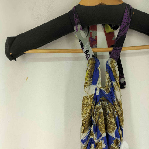 エトロ ETRO 総柄 レーヨン混 ノースリーブワンピース レディース 42