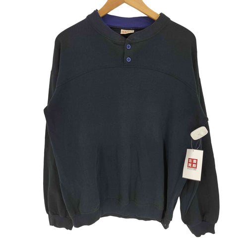 サンベルト sunbelt 90S SPORTSWEAR ネック レイヤード ヘンリーネック L/S Tシャツ メンズ import:L