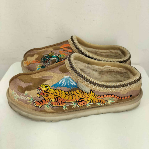 アグ UGG Tasman Slipper Burnt Camo 刺繍ボアサンダル スリッポン メンズ JPN:26