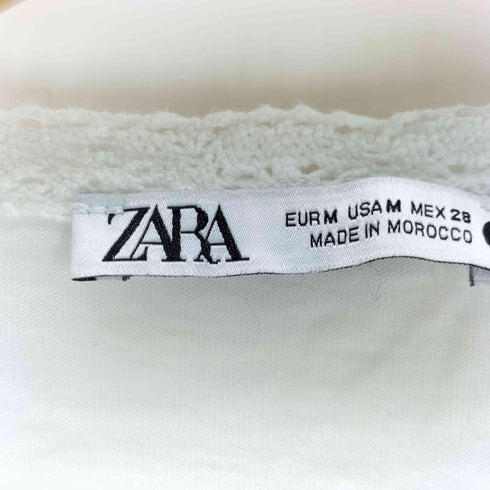 ザラ ZARA レースブラウス レディース JPN:M