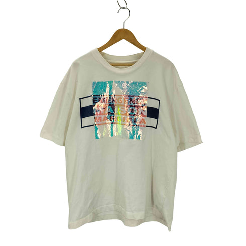 メゾンマルジェラ Maison Margiela スクエアパッチ クルーネック半袖Tシャツ メンズ 46