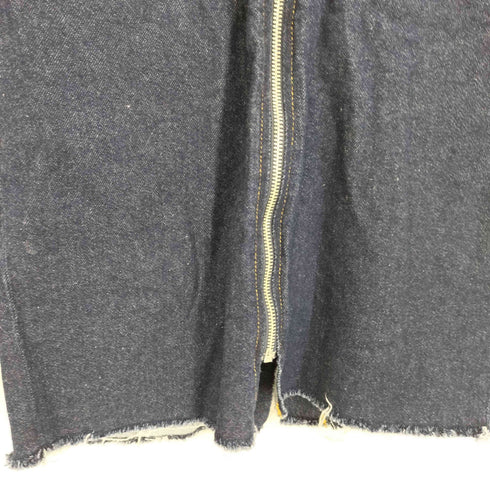 ザラ ZARA フロントジッパーデニムスカート レディース S