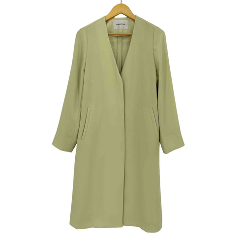 ナチュラルビューティーベーシック NATURAL BEAUTY BASIC 21aw ノーカラーVネックコート レディース JPN:M