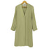 ナチュラルビューティーベーシック NATURAL BEAUTY BASIC 21aw ノーカラーVネックコート レディース JPN:M