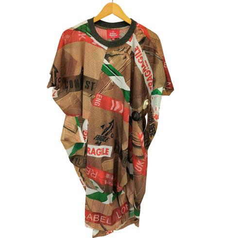 ヴィヴィアンウエストウッドレッドレーベル Vivienne Westwood RED LABEL 24SS CAUTION TAPE S/S メッシュブルゾン レディース import:M