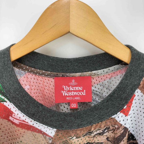 ヴィヴィアンウエストウッドレッドレーベル Vivienne Westwood RED LABEL 24SS CAUTION TAPE S/S メッシュブルゾン レディース import:M
