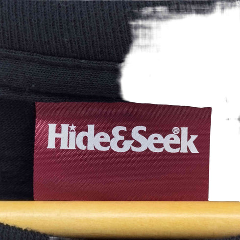 ハイドアンドシーク HIDE AND SEEK バック袖プリントロングスリーブTee メンズ import:XL